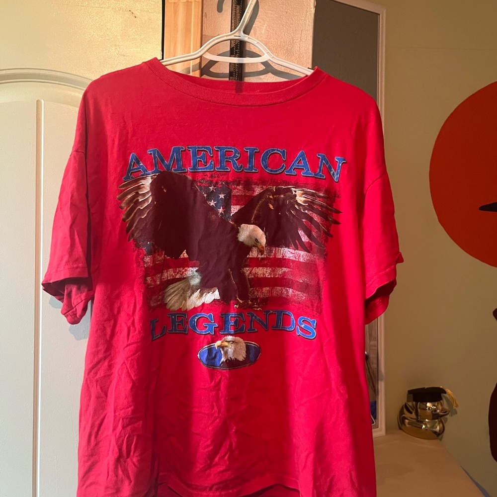 Red Vintage Graphic T-Shirt